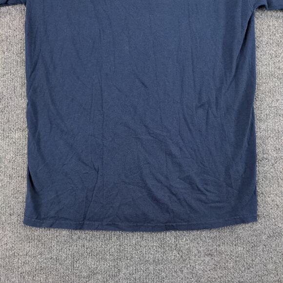 FedEx Employee T Shirt Womens Size M Blue Graphic Logo Spell Out - Picture 8 of 12